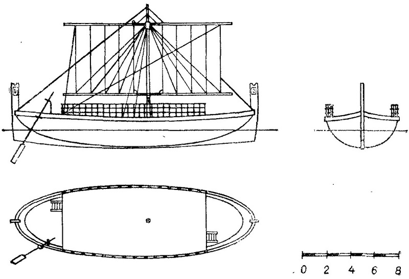 Ранний тип греческого торгового судна